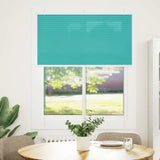 Vidaxl plissé rolgordijn 105x150cm stofbreedte 104,4cm petrol groen