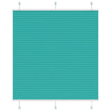 Vidaxl plissé rolgordijn 115x150cm stofbreedte 114,4cm petrol groen