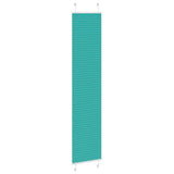 Vidaxl plissé rolgordijn 50x200 cm stofbreedte 49,4 cm petrol groen