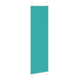 Vidaxl plissé rolgordijn 60x200 cm stofbreedte 59,4 cm petrol groen