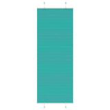 Vidaxl plissé rolgordijn 70x200 cm stofbreedte 69,4 cm petrol groen
