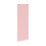 Vidaxl plissé rolgordijn 45x150 cm stofbreedte 44,4 cm polyester roze