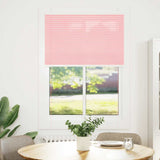 Vidaxl plissé rolgordijn 100x150 cm stofbreedte 99,4cm polyester roze
