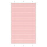 Vidaxl plissé rolgordijn 115x200cm stofbreedte 114,4cm polyester roze