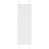 Vidaxl plissé rolgordijn 50x150 cm stofbreedte 49,4 cm polyester wit