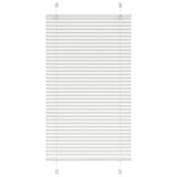 Vidaxl plissé rolgordijn 75x150 cm stofbreedte 74,4 cm polyester wit