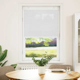 Vidaxl plissé rolgordijn 75x150 cm stofbreedte 74,4 cm polyester wit