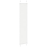 Vidaxl plissé rolgordijn 50x200 cm stofbreedte 49,4 cm polyester wit