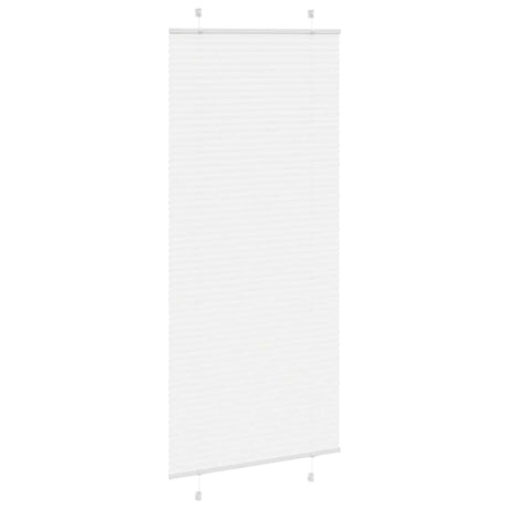 Vidaxl plissé rolgordijn 90x200 cm stofbreedte 89,4 cm polyester wit