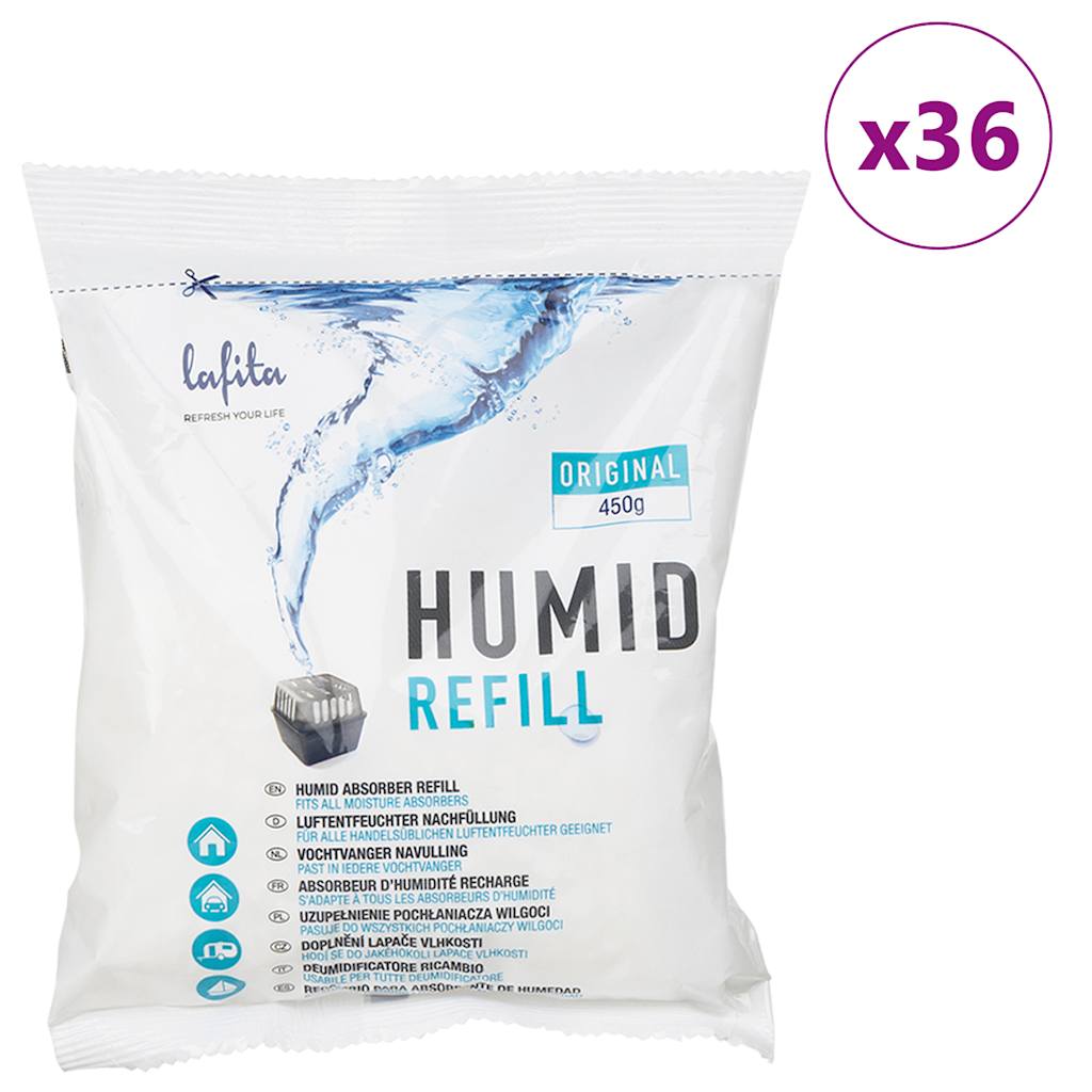 Vidaxx refills til affugter 36 stk 450 g