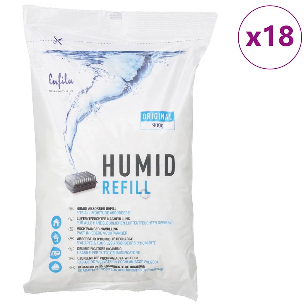 Vidaxx refills til affugter 18 stk 900 g
