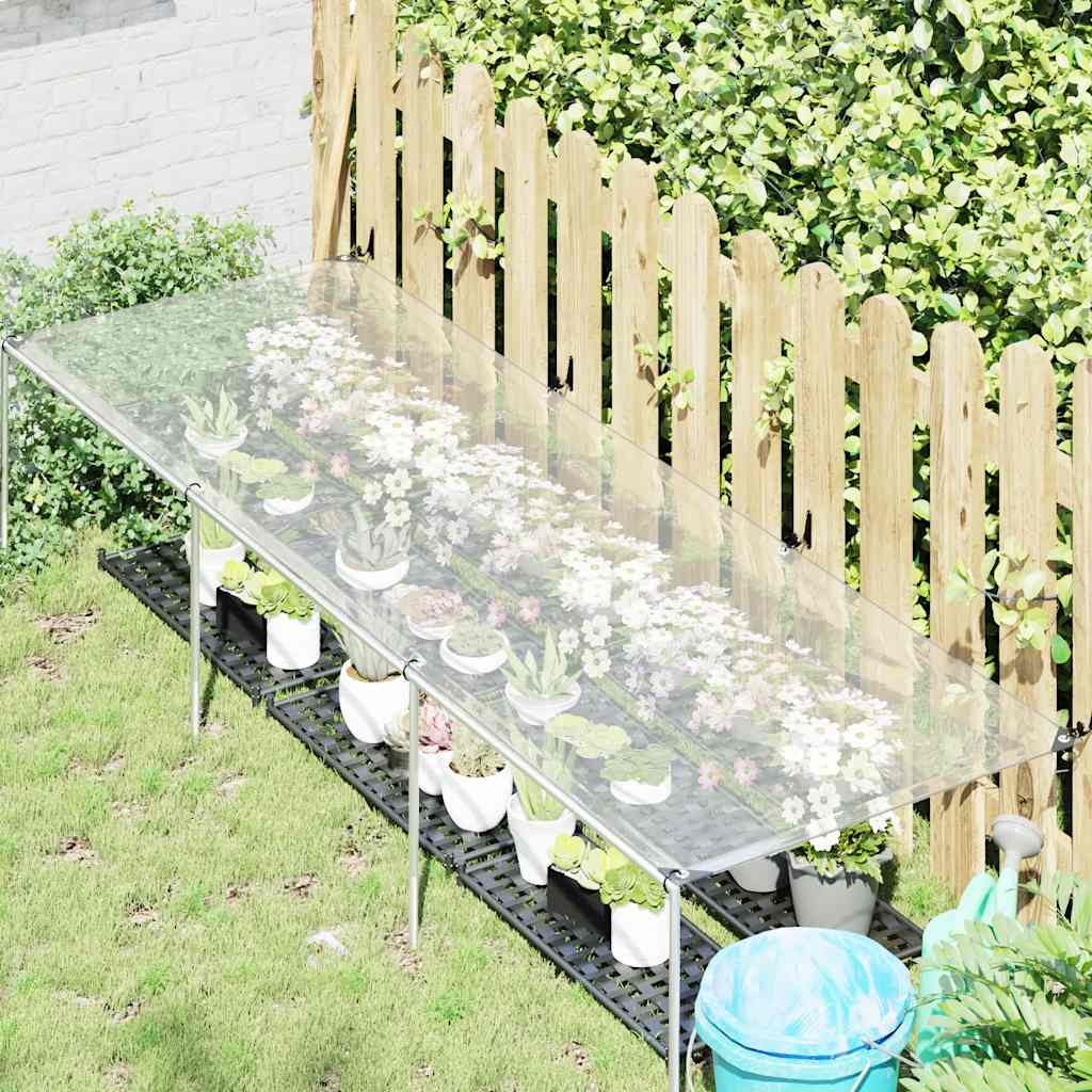Vidaxx transparent presenning med gennemføringer 1x3 m polyethylen