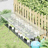 Vidaxx transparent presenning med gennemføringer 1x3 m polyethylen