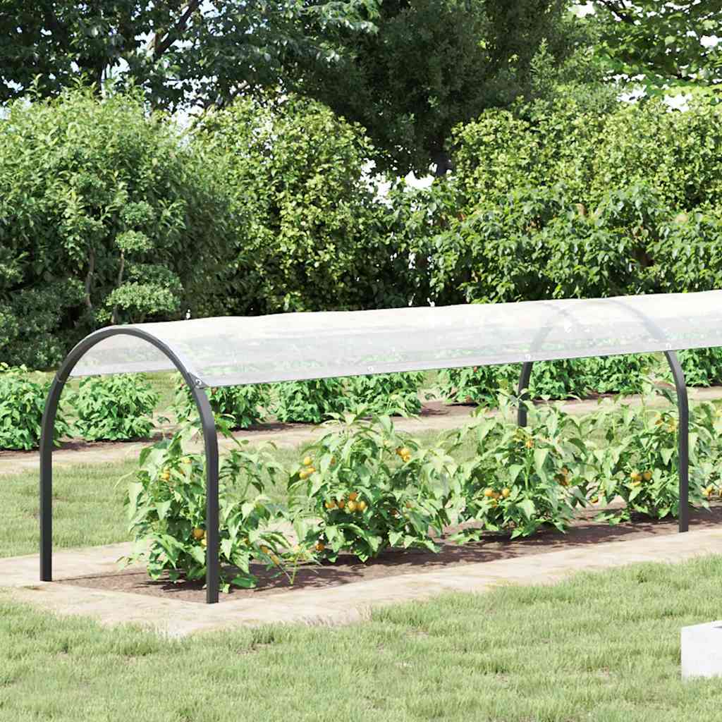 Vidaxx transparent presenning med gennemføringer 1x6 m polyethylen