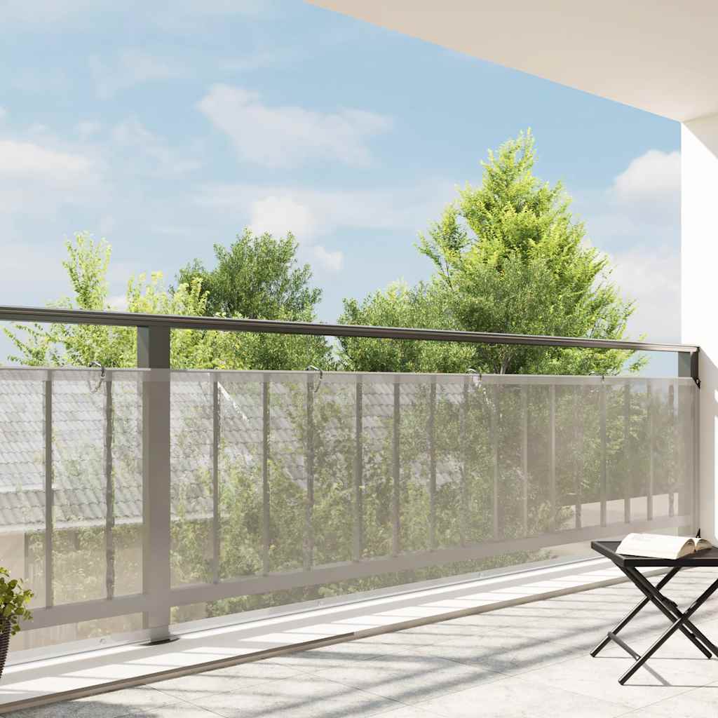 Vidaxx transparent presenning med gennemføringer 1x8 m polyethylen