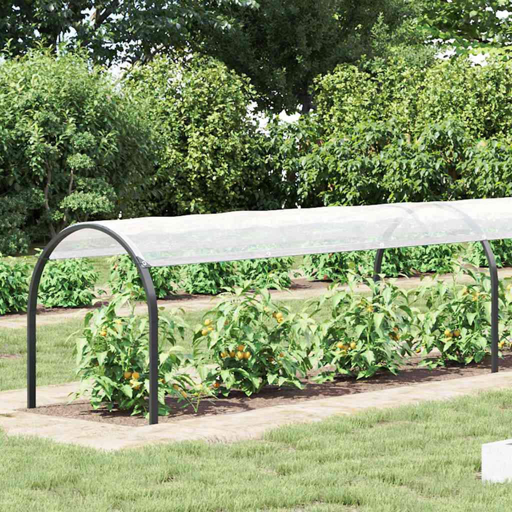 Vidaxx transparent presenning med gennemføringer 1x10 m polyethylen