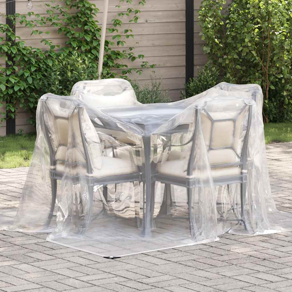 Vidaxx transparent presenning med gennemføringer 2x3 m polyethylen