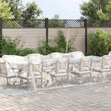 Vidaxx transparent presenning med gennemføringer 3x12 m polyethylen