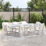 Vidaxx transparent presenning med gennemføringer 4x5 m polyethylen