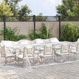 Vidaxx transparent presenning med gennemføringer 5x6 m polyethylen