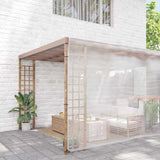 Vidaxx transparent presenning med gennemføringer 8x10 m polyethylen