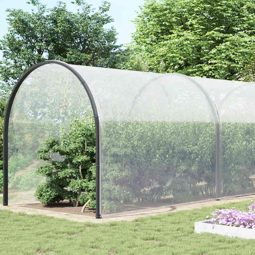 Vidaxx transparent presenning med gennemføringer 10x10 m polyethylen