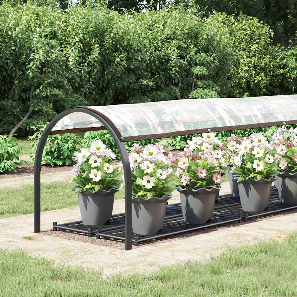 Vidaxx transparent presenning med gennemføringer 1x5 m polyethylen