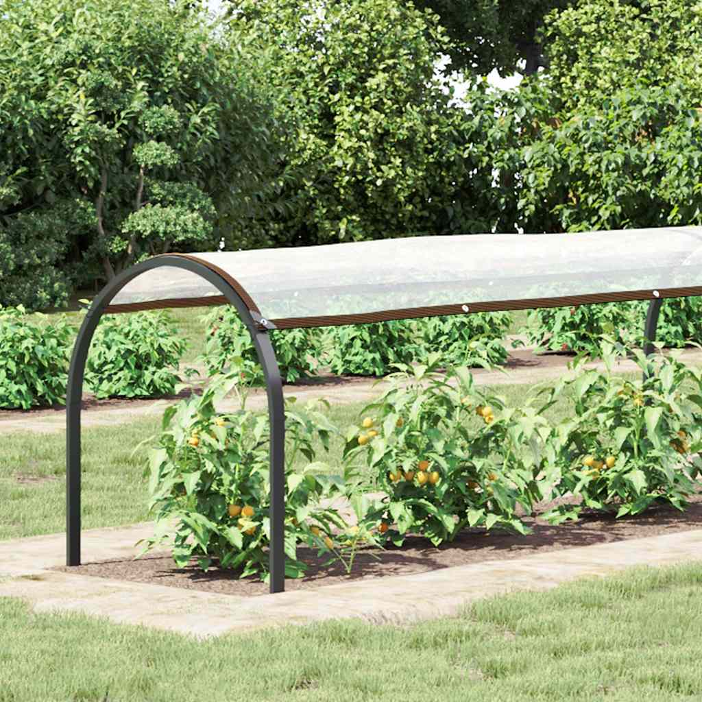 Vidaxx transparent presenning med gennemføringer 1x10 m polyethylen
