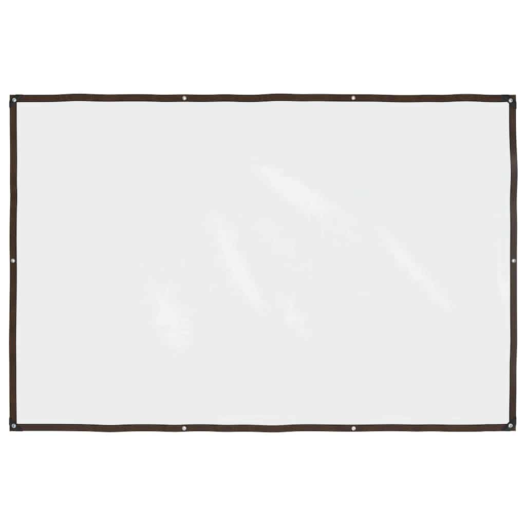 Vidaxx transparent presenning med gennemføringer 2x3 m polyethylen