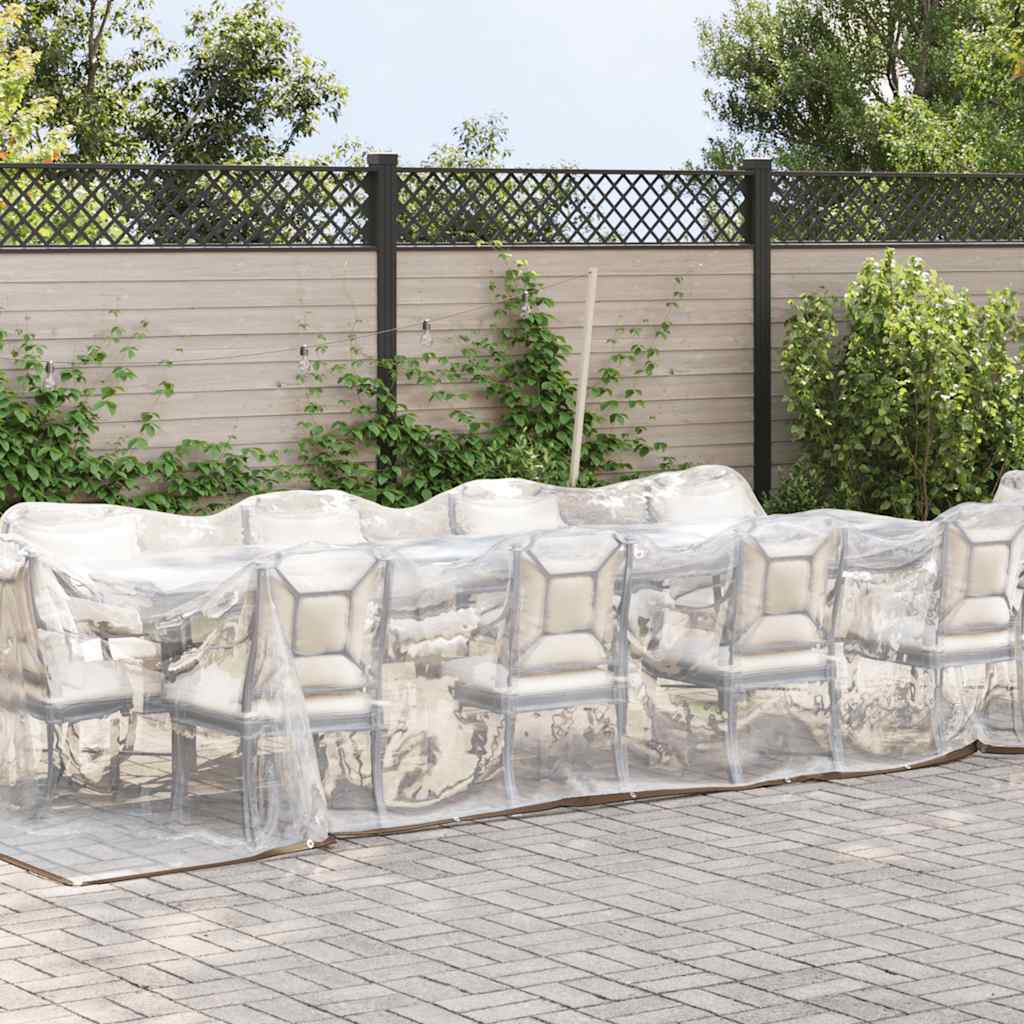 Vidaxx transparent presenning med gennemføringer 3x12 m polyethylen