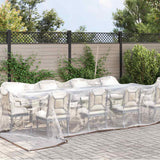 Vidaxx transparent presenning med gennemføringer 4x10 m polyethylen