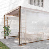 Vidaxx transparent presenning med gennemføringer 8x12 m polyethylen