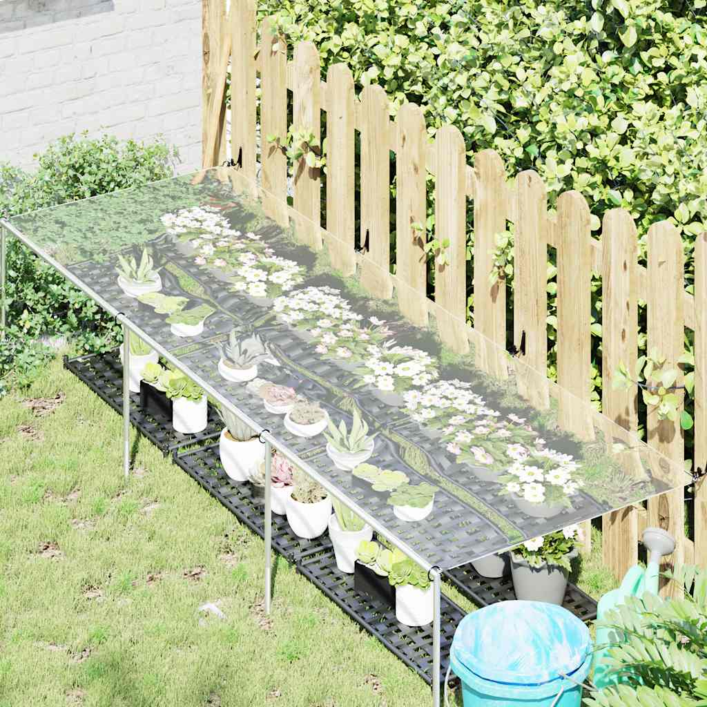 Vidaxx transparent presenning med gennemføringer 1x3 m PVC