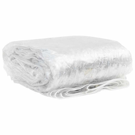 VidaXL transparent presenning med gennemføringer 2x10 m PVC