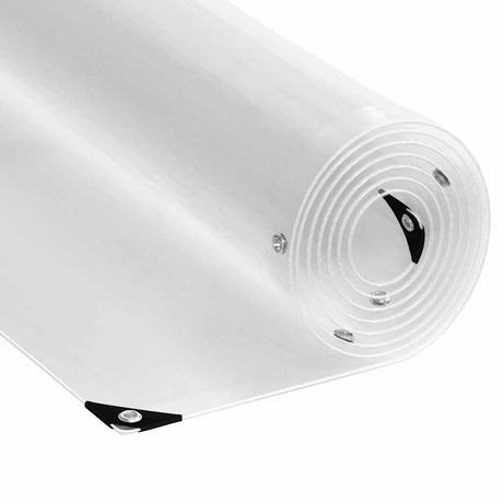 Vidaxx transparent presenning med øjne 3x4 m PVC
