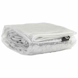 VidaXL gennemsigtig presenning med gennemføringer 3x5 m PVC