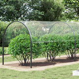 Vidaxx transparent presenning med gennemføringer 4x12 m PVC