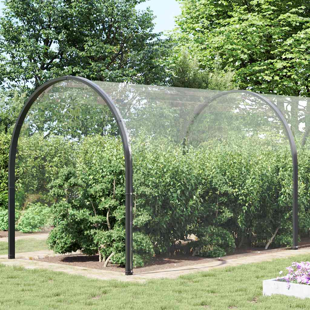 Vidaxx transparent presenning med gennemføringer 5x12 m PVC