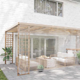 Vidaxx transparent presenning med gennemføringer 6x10 m PVC