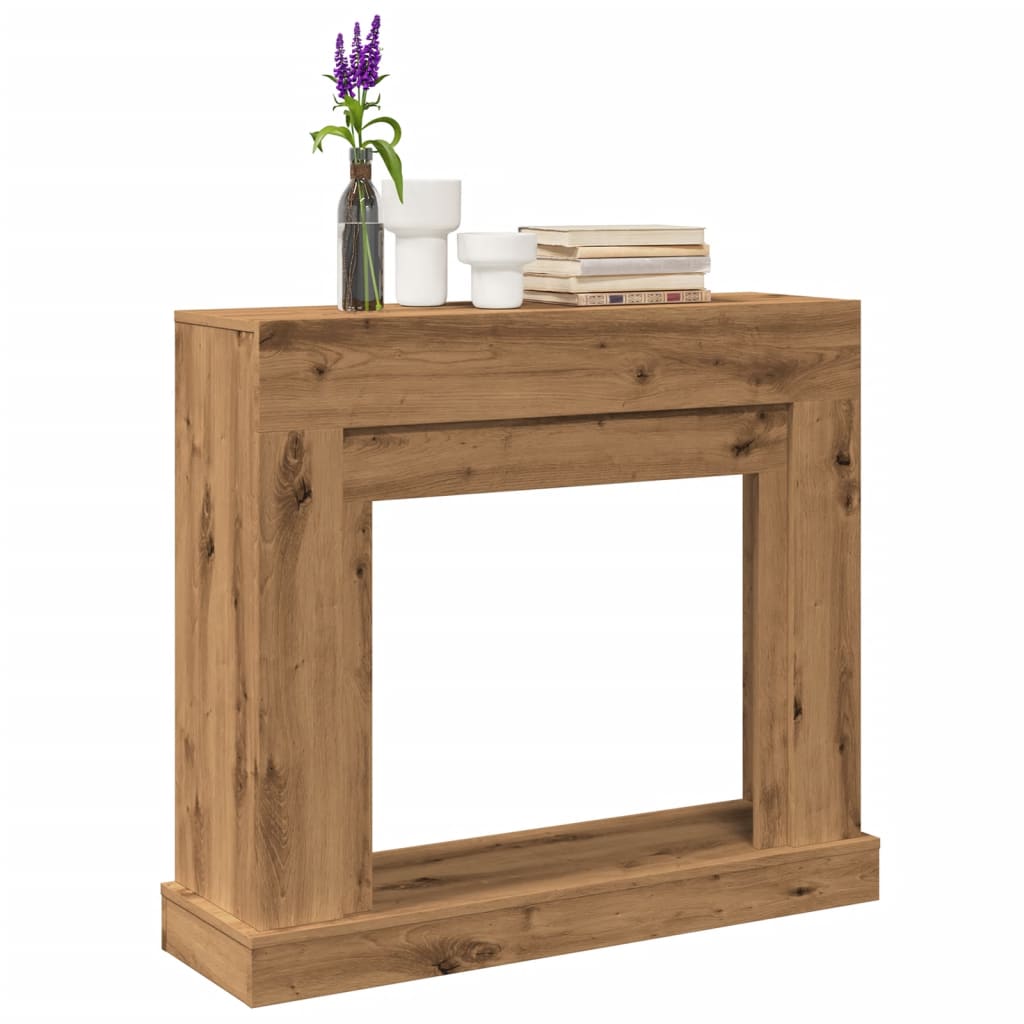 Vidaxl haardombouw 100x30x87,5 cm bewerkt hout artisanaal eikenkleurig