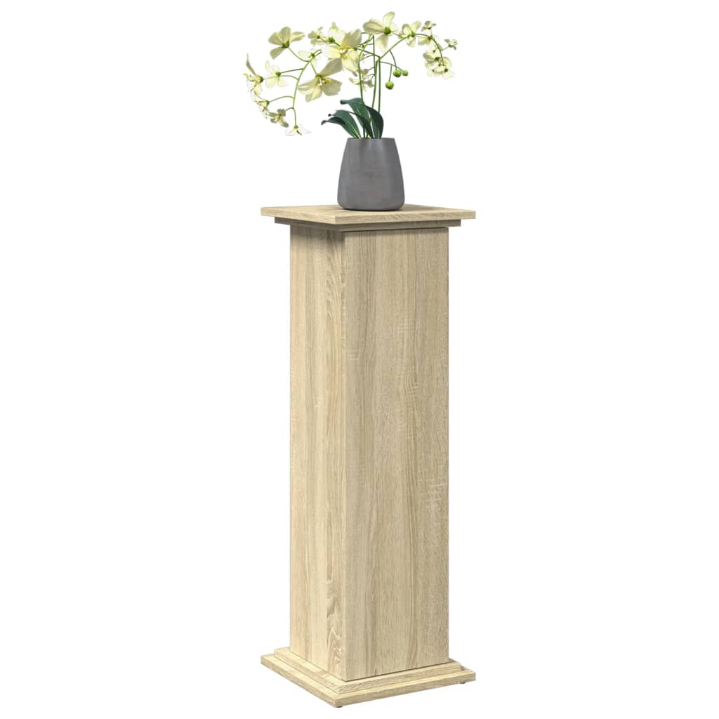 Vidaxx sokkel med opbevaringsplads 31x30x90 cm færdigt træ sonoma eg