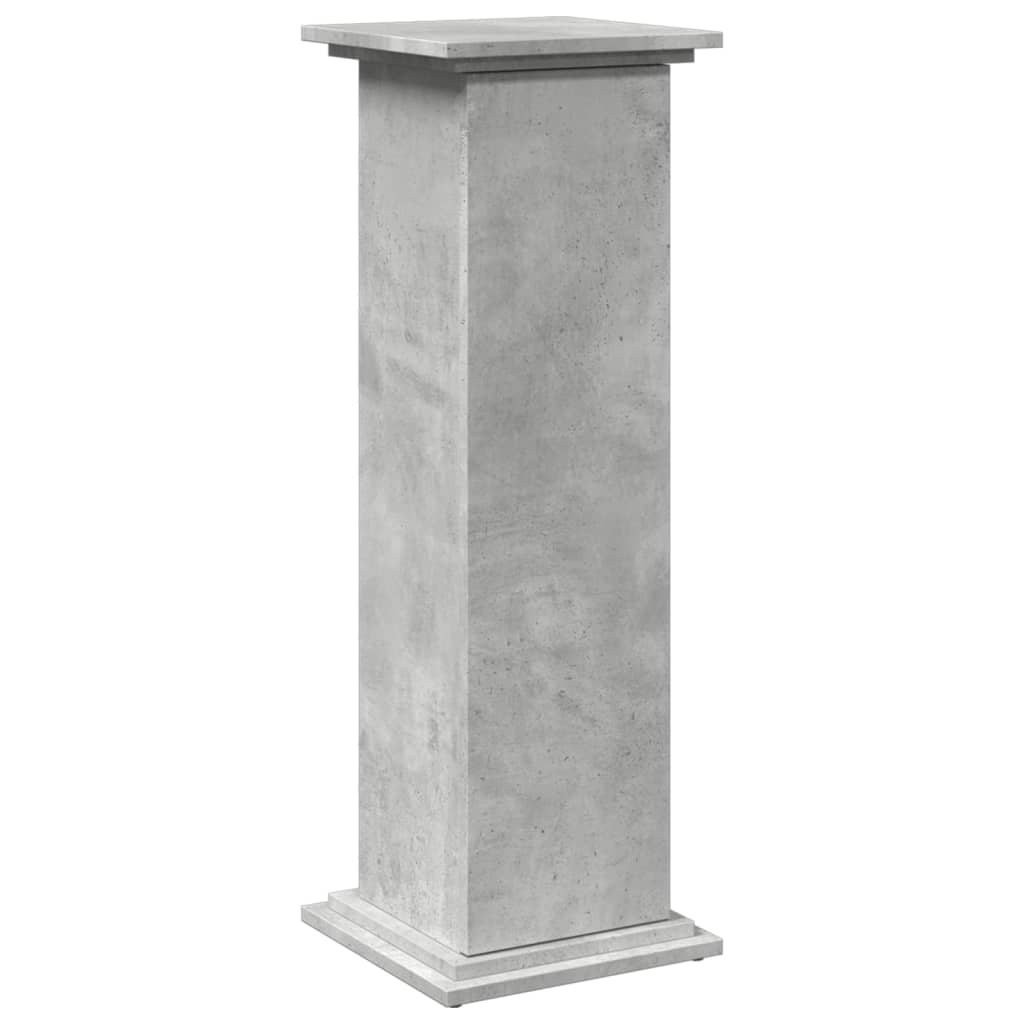 Vidaxx sokkel med opbevaringsplads 31x30x90 cm konstrueret træ betongrå