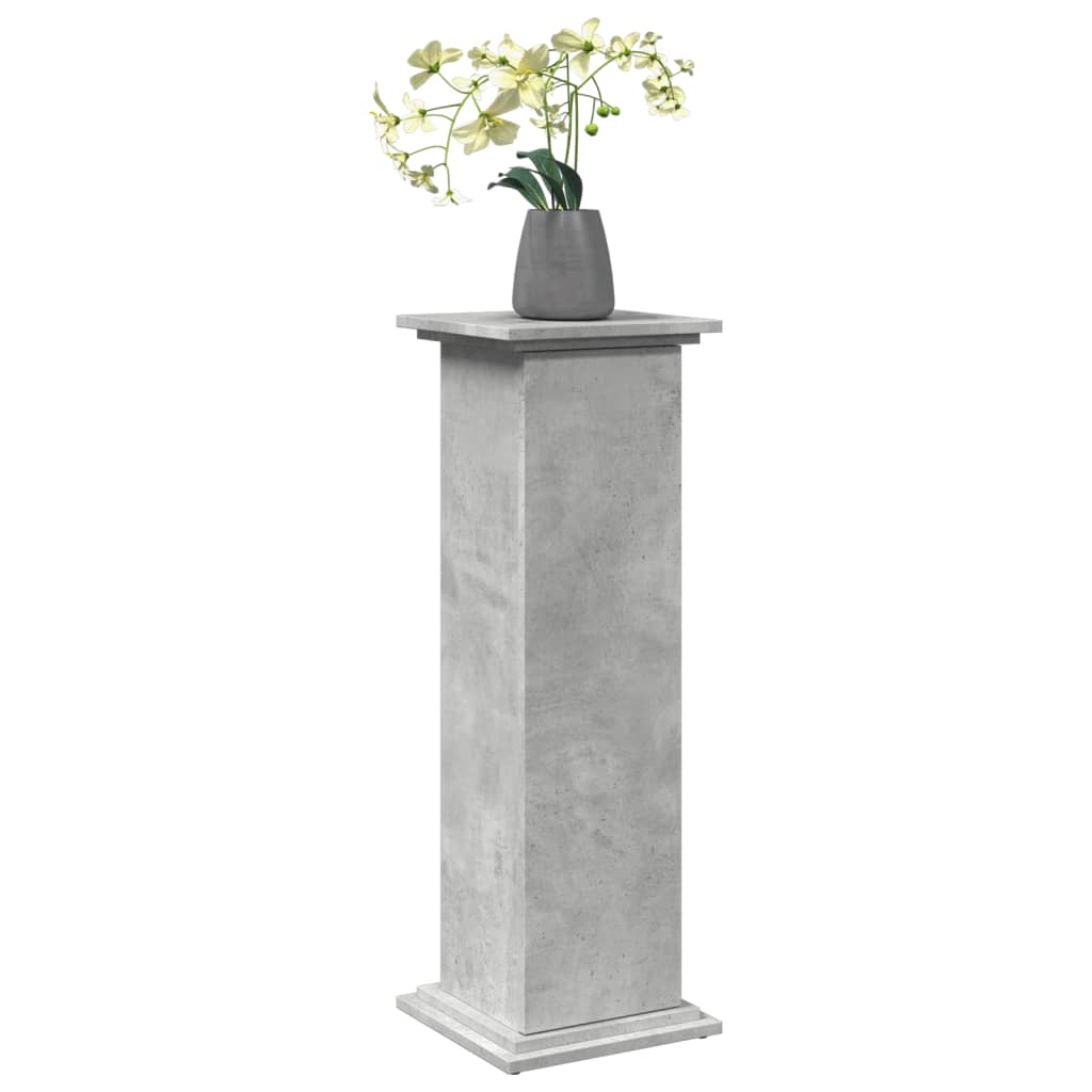 Vidaxx sokkel med opbevaringsplads 31x30x90 cm konstrueret træ betongrå