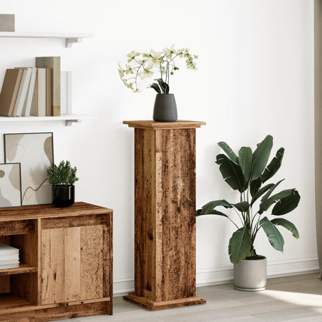 Vidaxx sokkel med opbevaringsplads 31x30x90 cm færdigt træ, gammel træfarve