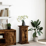 Vidaxx sokkel med opbevaringsplads 31x30x60 cm forarbejdet træ, røget eg