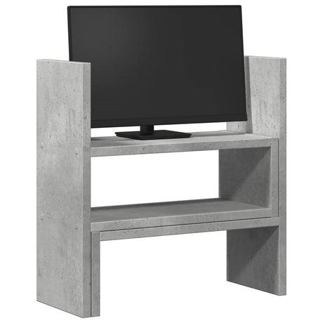 Vidaxx skrivebordsarrangør 40x17x41 cm konstrueret træ betongrå