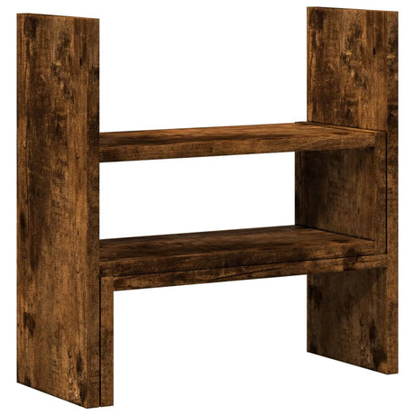 Vidaxx skrivebordsarrangør 40x17x41 cm forarbejdet træ, røget eg farve