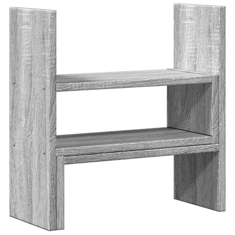 Vidaxx skrivebordsorganisator 40x17x41 cm konstrueret træ, grå sonoma eg