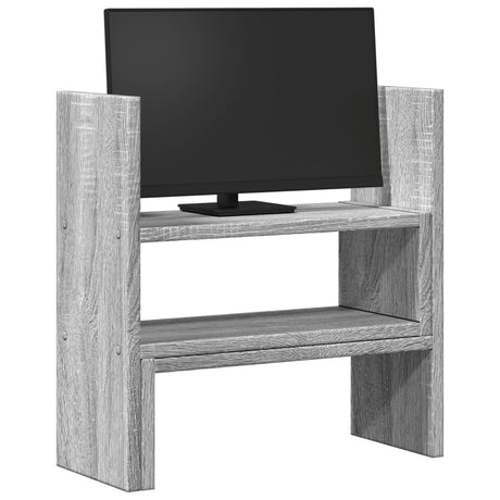 Vidaxx skrivebordsorganisator 40x17x41 cm konstrueret træ, grå sonoma eg