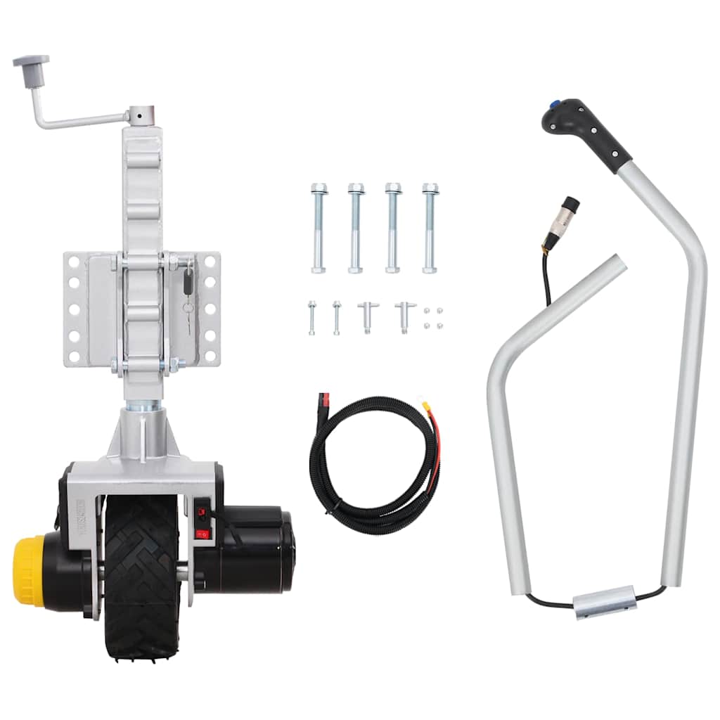 Vidaxl aanhangwagenkrikwiel 12 v 550 w aluminium